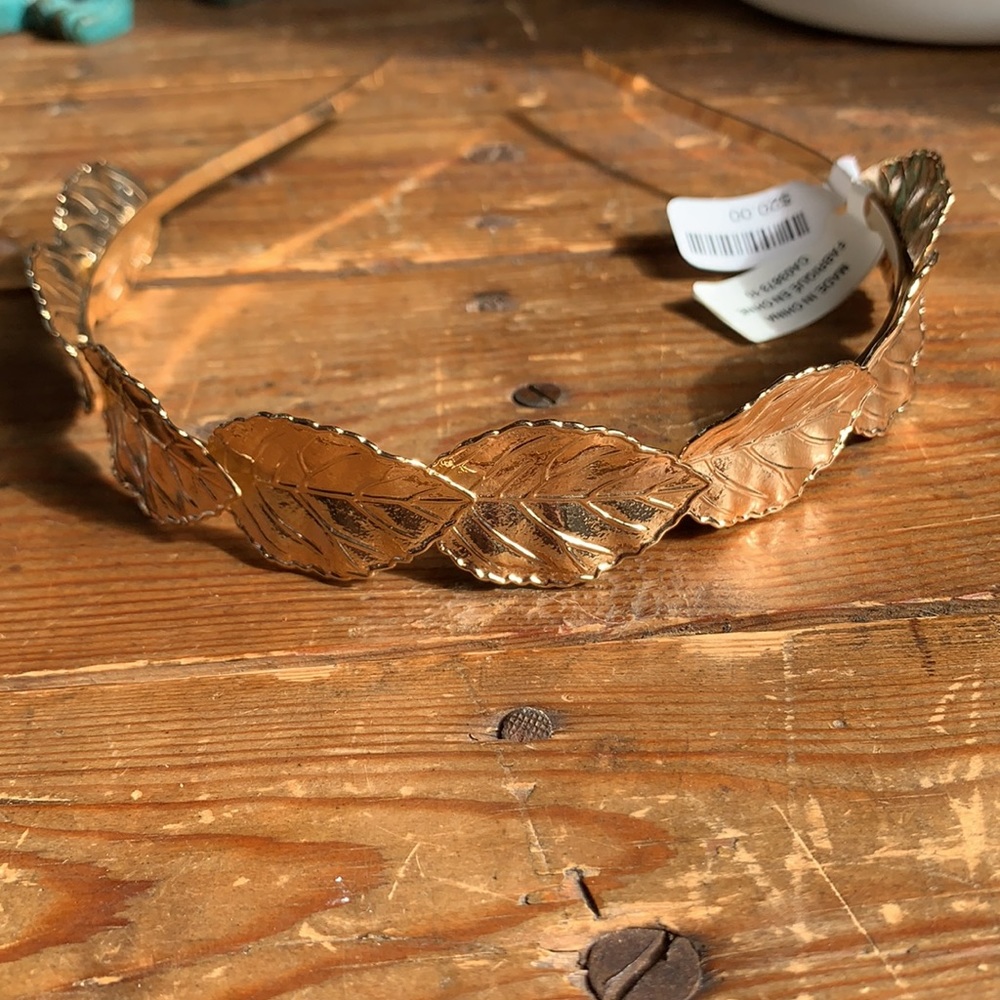 NWT Golden Leaf Headband